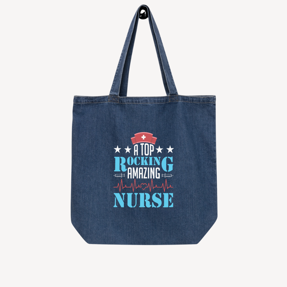 Organic Denim Tote Bag