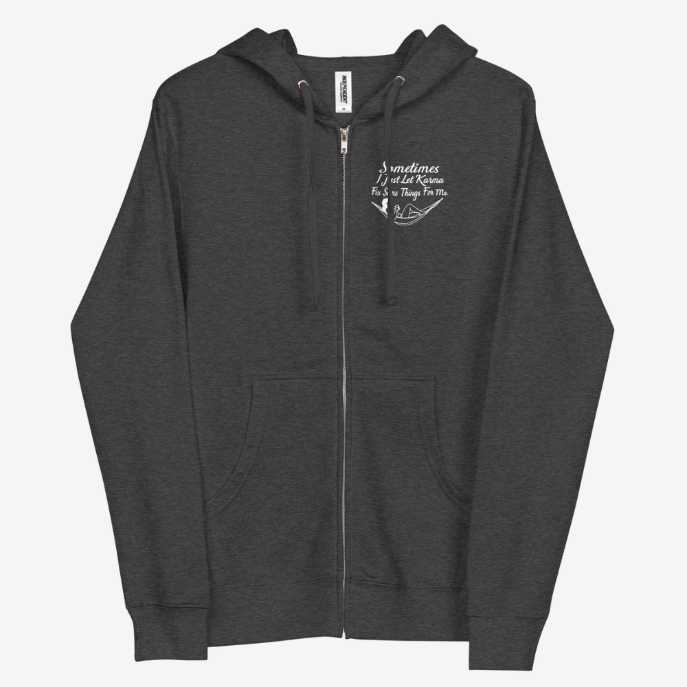 Unisex Fleece Zip Up Hoodie