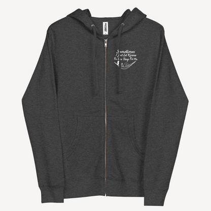 Unisex Fleece Zip Up Hoodie