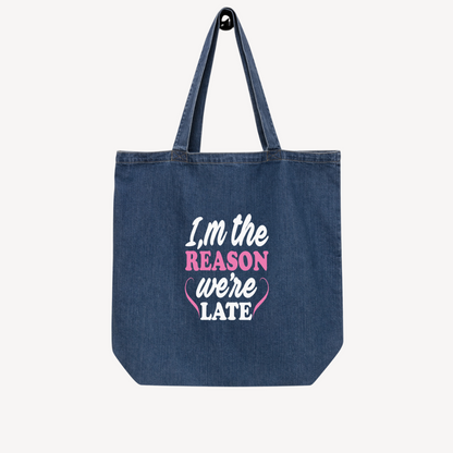 Organic Denim Tote Bag