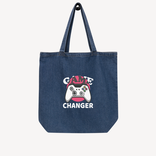 Organic Denim Tote Bag
